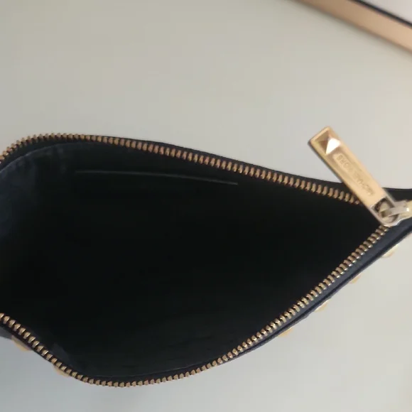 Michael Kors Black Wristlet with Gold Accents - Picture 8 of 9